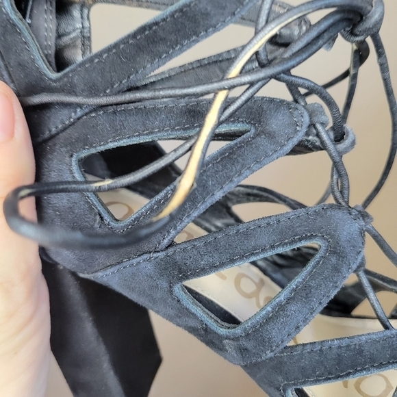 Sam Edelman Black Yona Sandal Size 6.5 shoes like new - Picture 8 of 17